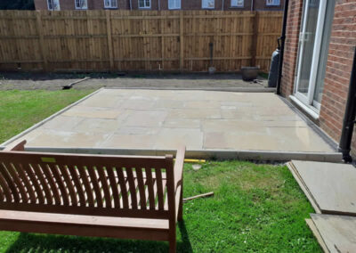 Laying a patio by Lush Haven Services Chorley